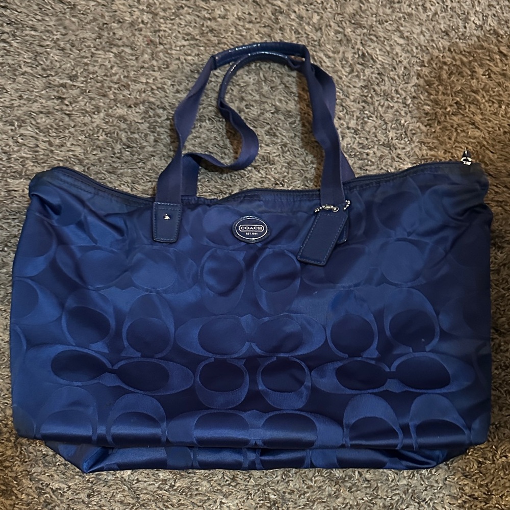 Coach Dark Blue Women's Tote Bag